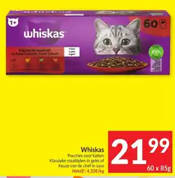 Intermarché Whiskas Pouches voor katten aanbieding