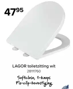 Euroshop lagor toiletzitting wit aanbieding