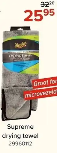 Euroshop Supreme drying towel aanbieding