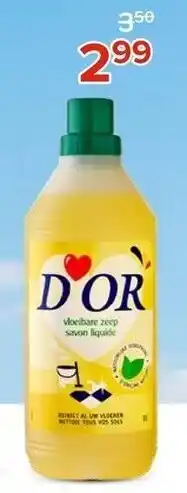 Euroshop D'OR vloeibare zeep savon liquide aanbieding