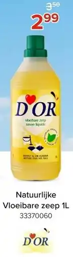 Euroshop D'or Natuurlijke Vloeibare zeep aanbieding