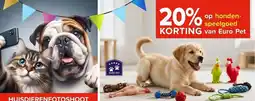 Euroshop honden-speelgoed aanbieding