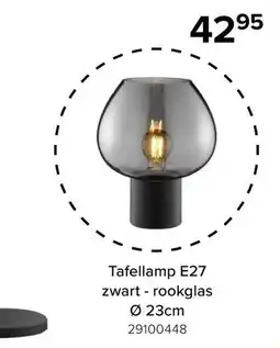 Euroshop Tafellamp E27 aanbieding