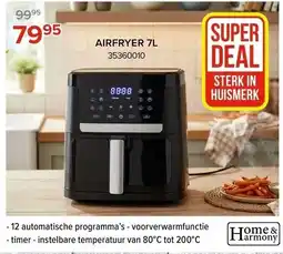 Euroshop Airfryer 7l aanbieding