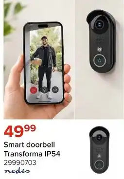 Euroshop Smart doorbell Transforma IP54 aanbieding