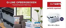 Euroshop Q-line opbergboxen aanbieding