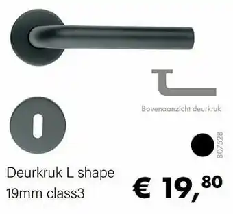 Multi bazar Deurkruk l shape aanbieding