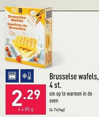 ALDI Brusselse wafels aanbieding