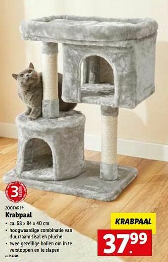 Lidl Krabpaal aanbieding