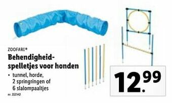 Lidl Behendigheidspelletjes voor honden aanbieding