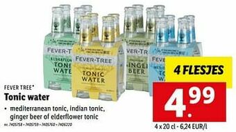 Lidl Tonic water aanbieding