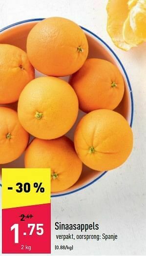ALDI Sinaasappels aanbieding