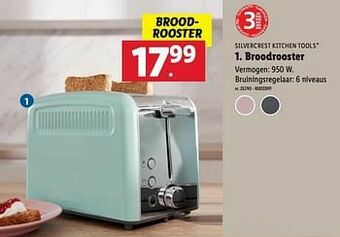 Lidl Silvercrest kitchen tools broodrooster aanbieding