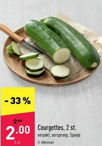 ALDI Courgettes aanbieding