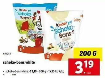 Lidl Schoko-bons white aanbieding
