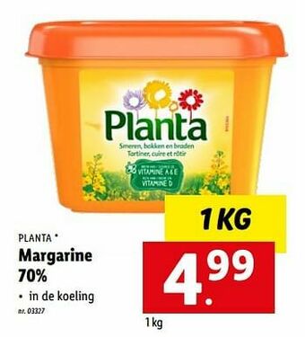 Lidl Margarine aanbieding