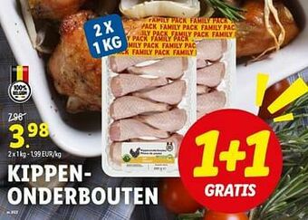 Lidl Kippenonderbouten aanbieding