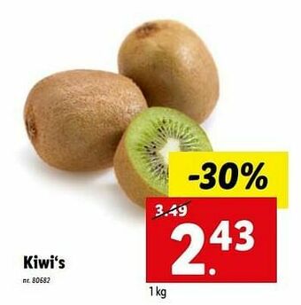 Lidl Kiwi‘s aanbieding
