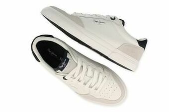 Berca Shoes Pepe Jeans Sneaker Laag Kenton Original 73 Pms 30746 800 - Wit aanbieding