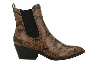 Berca Shoes S. Oliver Enkellaars Dames - Cognac aanbieding