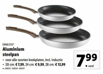 Lidl Aluminium steelpan aanbieding