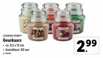 Lidl Geurkaars aanbieding