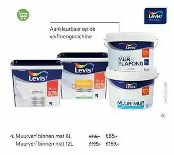 Multi bazar Muurverf binnen mat aanbieding