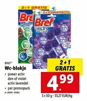 Lidl Wc-blokje aanbieding