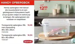 Euroshop Curver Handy opbergbox aanbieding