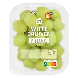 Albert Heijn AH Witte druiven pitloos aanbieding