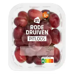 Albert Heijn AH Rode druiven pitloos aanbieding