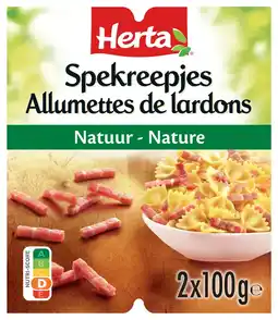 Albert Heijn Herta Spekreepjes natuur bel aanbieding