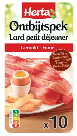 Albert Heijn Herta Ontbijtspek gerookt bel aanbieding