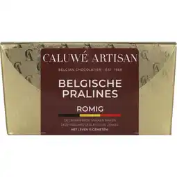 Albert Heijn Caluwé Artisan Belgische pralines romig aanbieding