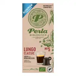 Albert Heijn Perla Biologisch Lungo classic capsules aanbieding