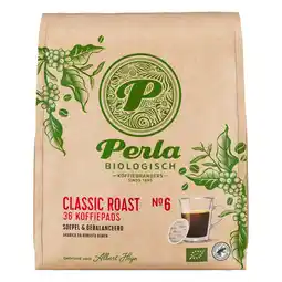 Albert Heijn Perla Biologisch Classic roast koffiepads aanbieding