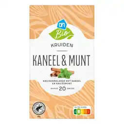Albert Heijn AH Biologisch Kruiden kaneel munt aanbieding
