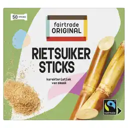 Albert Heijn Fairtrade Original Ruwe rietsuiker sticks aanbieding