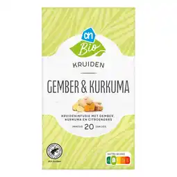 Albert Heijn AH Biologisch Kruiden gember kurkuma aanbieding