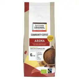 Albert Heijn Fairtrade Original Community coffee aroma snelfiltermaling aanbieding