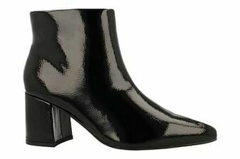 Berca Shoes La Strada Enkellaars Dames Trend Blokhak - Zwart aanbieding
