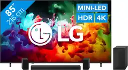 Coolblue LG Mini-led 85 QNED70 (2026) + LG DS60TR aanbieding