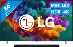 Coolblue LG Mini-LED 86 QNED85 (2026) + LG H7 aanbieding