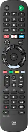 Coolblue One for All URC4912 Sony Télécommande aanbieding