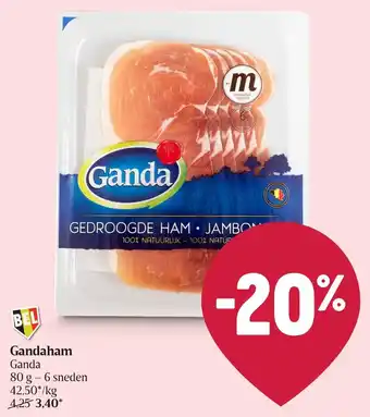Gandaham 80 g - 6 sneden