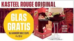 Prik en Tik Kasteel rouge original glas aanbieding