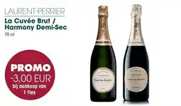 Prik en Tik Laurent-Perrier La Cuvée Brut / Harmony Demi-Sec aanbieding