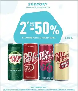 Prik en Tik Canada dry & dr pepper aanbieding