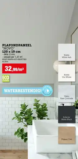 Hubo Plafondpaneel Novo aanbieding