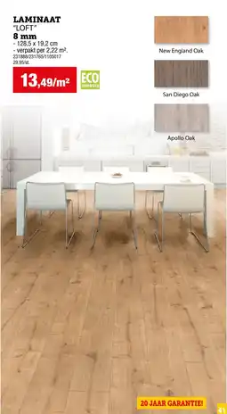 Hubo Laminaat "Loft" aanbieding